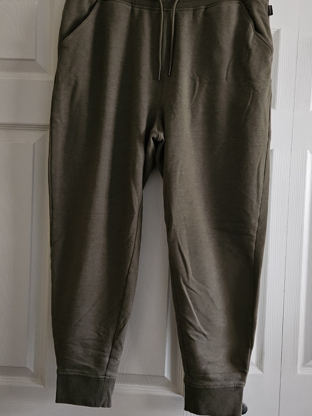 Eddie Bauer Womens Olive Green Jogger Pants Casual Drawstring Sweatpants Size L